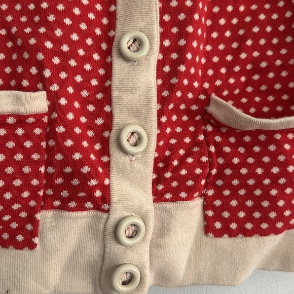 Marc by Marc Jacobs Cropped Polka Dot Cardigan - Picture 2 of 4